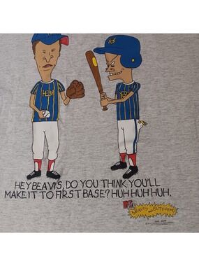 1997 Beavis & Butthead T-shirt Large Vintage Single Stitch 90s MTV Mike Judge